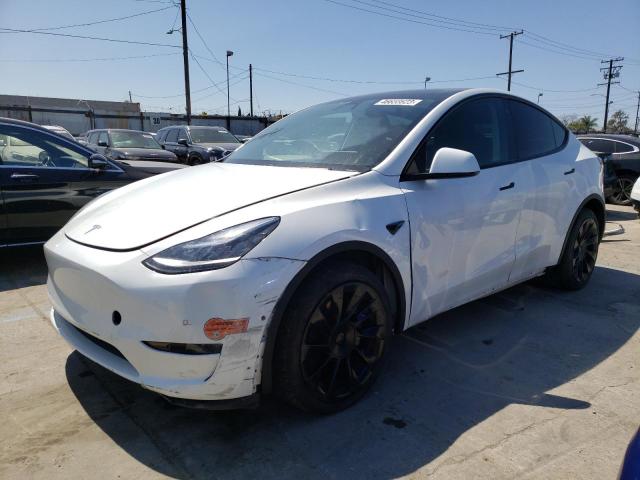 TESLA MODEL Y 2020 with VIN 5YJYGDEE7LF022299 - Photo from auction