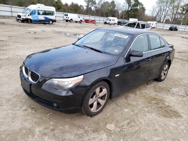 BMW 525 XI 2007 with VIN WBANF33587CS39332 - Photo from auction