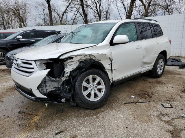 TOYOTA HIGHLANDER 2013 with VIN 5TDBK3EH4DS198068 - Photo from auction