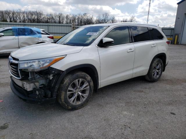 TOYOTA HIGHLANDER 2015 with VIN 5TDJKRFH9FS080114 - Photo from auction
