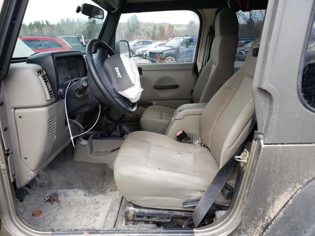 Photo 7 from auction – 2006 JEEP WRANGLER X with VIN 1J4FA39S66P763227