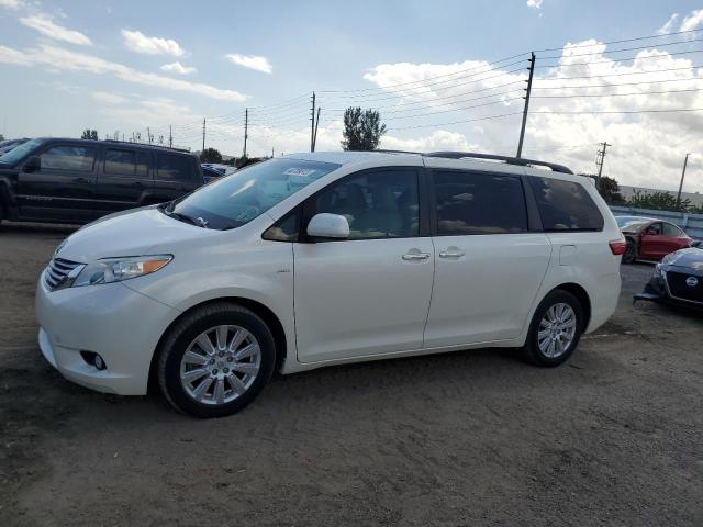 TOYOTA SIENNA XLE 2017 with VIN 5TDDZ3DC4HS146729 - Photo from auction