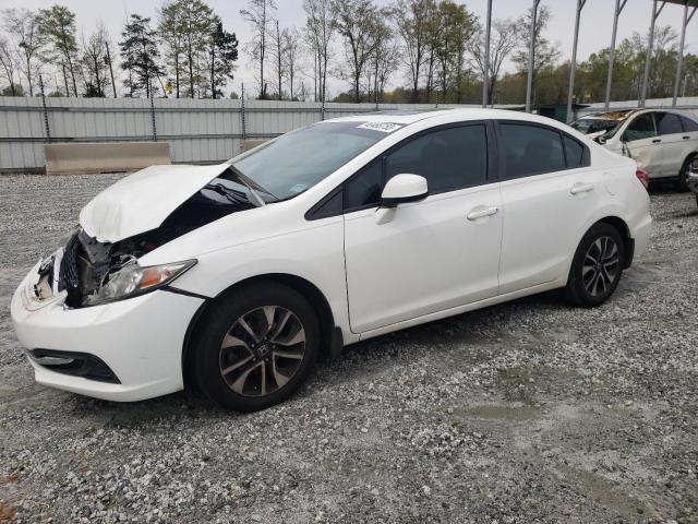 HONDA CIVIC EX 2013 with VIN 19XFB2F83DE066147 - Photo from auction