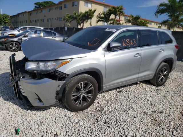 TOYOTA HIGHLANDER 2018 with VIN 5TDZARFH2JS037166 - Photo from auction