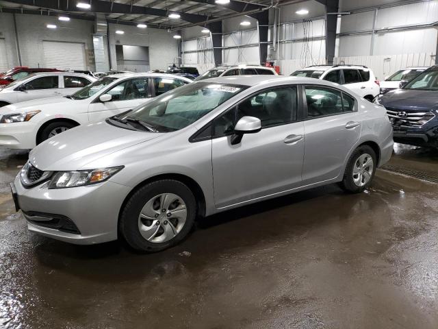 HONDA CIVIC LX 2013 with VIN 19XFB2F52DE208073 - Photo from auction