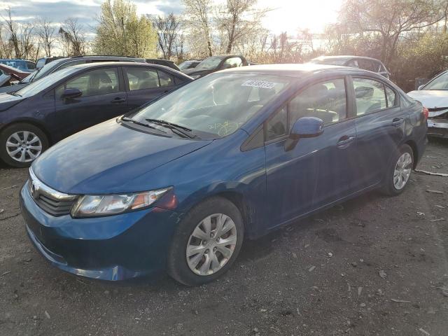 HONDA CIVIC LX 2012 with VIN 19XFB2F57CE039005 - Photo from auction