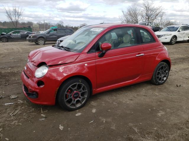 FIAT 500 SPORT 2015 with VIN 3C3CFFBR5FT615878 - Photo from auction