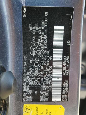 Photo 14 from auction – 2006 TOYOTA HIGHLANDER with VIN JTEEP21A160173700