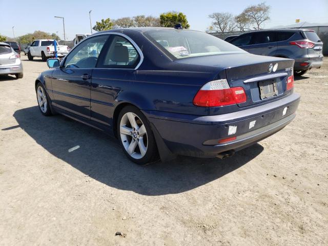 Photo 2 from auction – 2004 BMW 325 CI with VIN WBABD33484PL04085