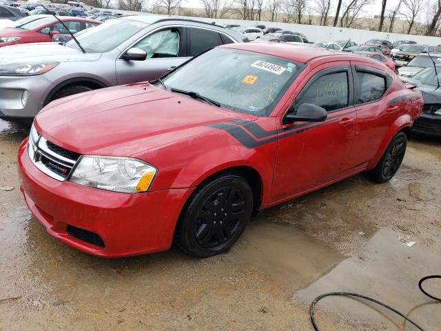 DODGE AVENGER SE 2013 with VIN 1C3CDZAB9DN630747 - Photo from auction
