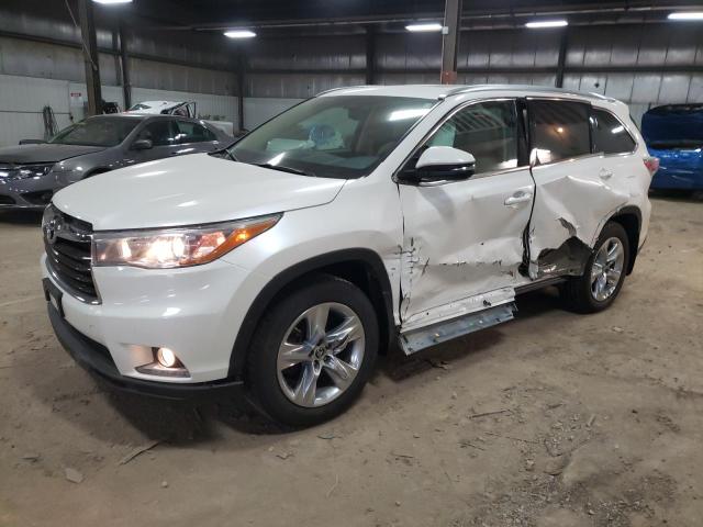 TOYOTA HIGHLANDER 2016 with VIN 5TDDKRFH5GS229598 - Photo from auction