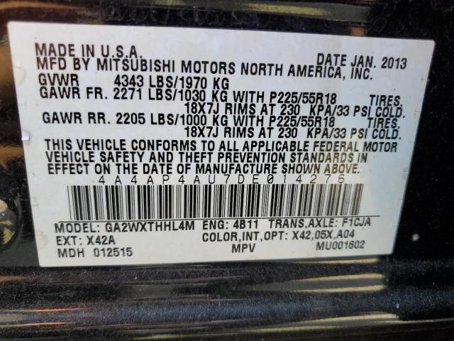 Photo 14 from auction – 2013 MITSUBISHI OUTLANDER with VIN 4A4AP4AU7DE014276