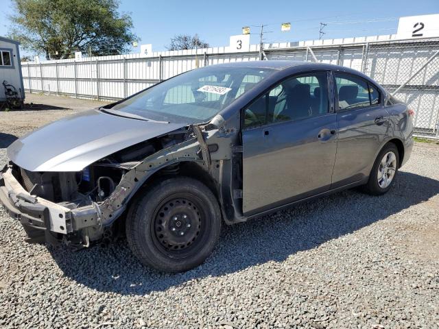 HONDA CIVIC LX 2013 with VIN 19XFB2F51DE036926 - Photo from auction