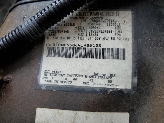 Photo 10 from auction – 1997 PINN RV with VIN 3FCMF53G6VJA05103