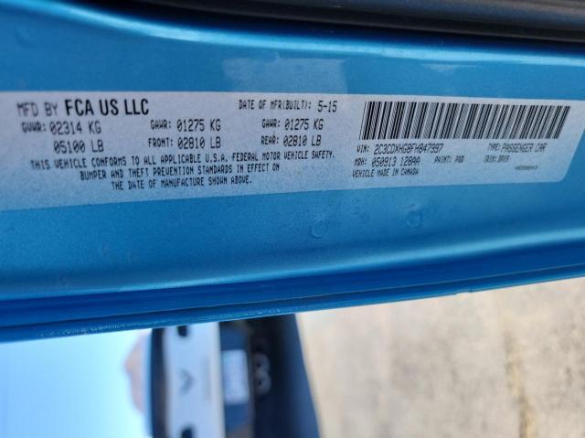 Photo 10 from auction – 2015 DODGE CHARGER SX with VIN 2C3CDXHG8FH847997