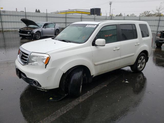 HONDA PILOT EXL 2015 with VIN 5FNYF4H59FB063326 - Photo from auction