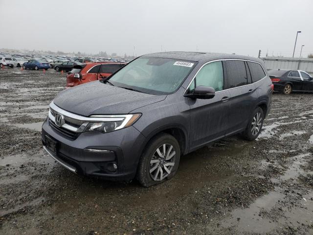 HONDA PILOT EXL 2019 with VIN 5FNYF6H59KB080987 - Photo from auction