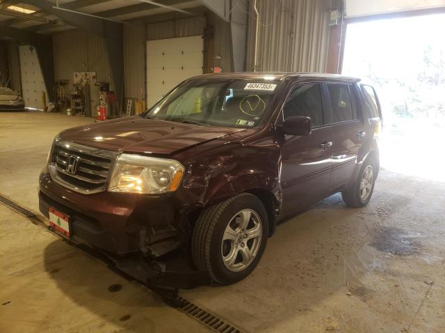 HONDA PILOT EXLN 2013 with VIN 5FNYF4H76DB028225 - Photo from auction