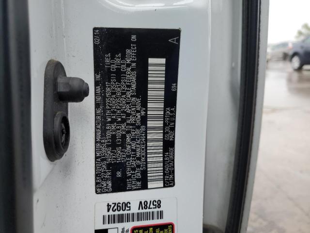 Photo 14 from auction – 2014 TOYOTA SIENNA XLE with VIN 5TDYK3DCXES464789