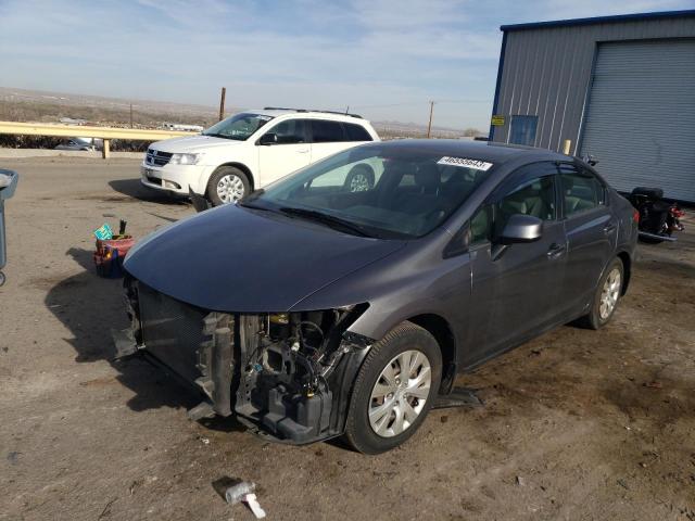 Photo 2 from auction – 2012 HONDA CIVIC LX with VIN 19XFB2E59CE010865