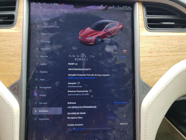 Photo 9 from auction – 2018 TESLA MODEL S with VIN 5YJSA1E2XJF249771