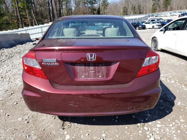 Photo 6 from auction – 2012 HONDA CIVIC EX with VIN 2HGFB2F80CH590604
