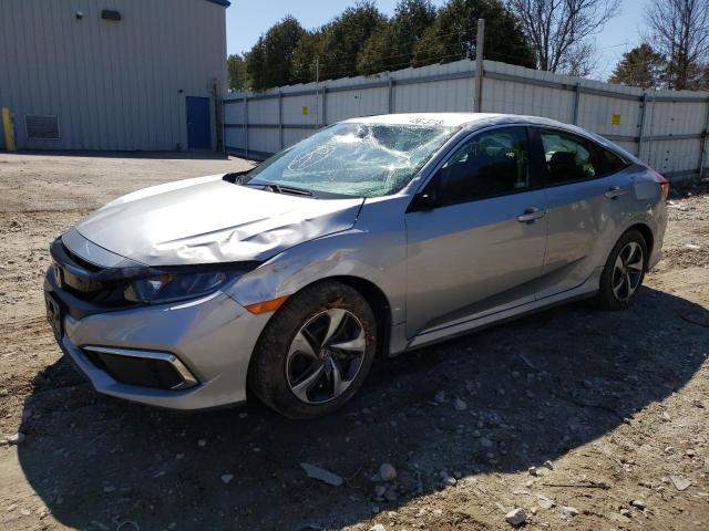 HONDA CIVIC LX 2019 with VIN 19XFC2F6XKE200077 - Photo from auction