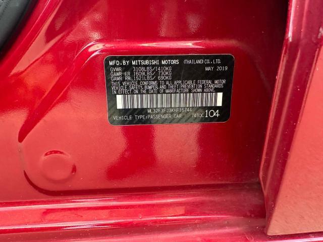 Photo 10 from auction – 2019 MITSUBISHI MIRAGE G4 with VIN ML32F3FJ3KHF16744