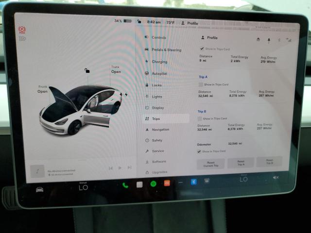 Photo 9 from auction – 2021 TESLA MODEL 3 with VIN 5YJ3E1EA1MF047227
