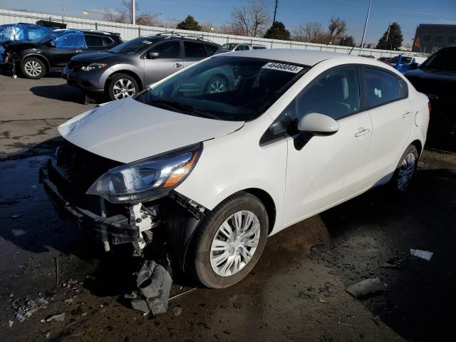 KIA RIO LX 2014 with VIN KNADM4A30E6384756 - Photo from auction