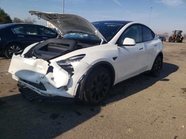 TESLA MODEL Y 2021 with VIN 5YJYGDEE8MF278629 - Photo from auction