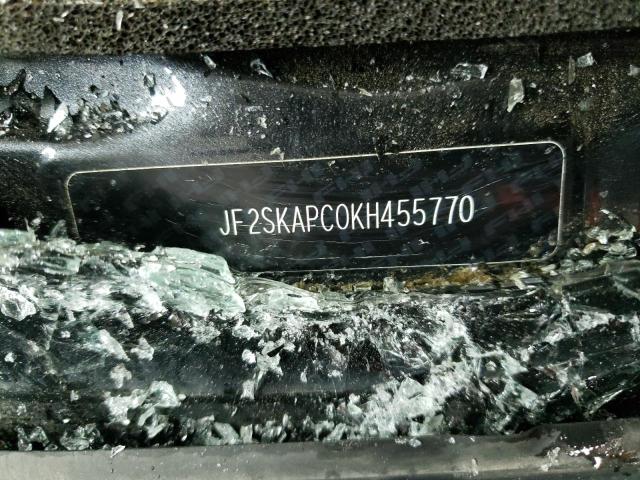 Photo 14 from auction – 2019 SUBARU FORESTER S with VIN JF2SKAPC0KH455770