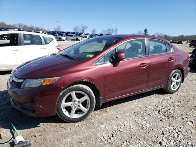 HONDA CIVIC EX 2012 с VIN 2HGFB2F80CH590604 - Фото с аукциона