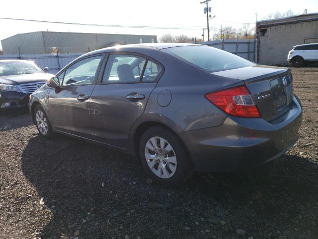 Photo 2 from auction – 2012 HONDA CIVIC LX with VIN 2HGFB2F53CH332566