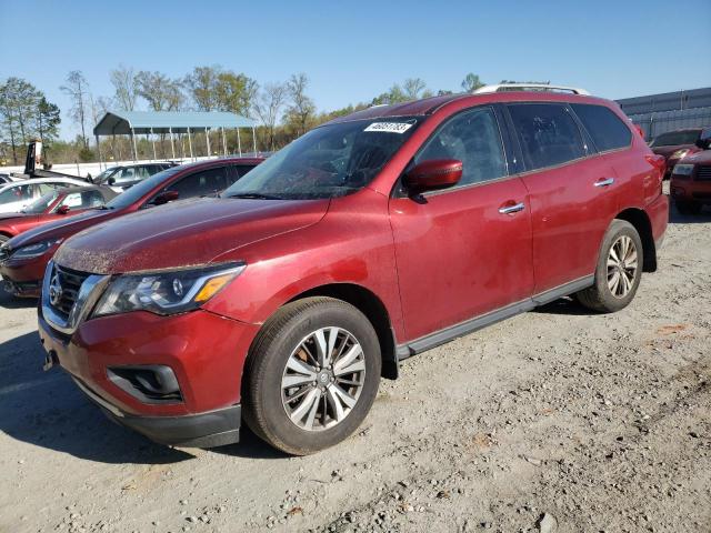NISSAN PATHFINDER 2017 with VIN 5N1DR2MMXHC644322 - Photo from auction