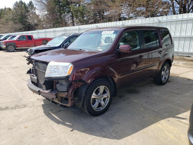 HONDA PILOT EXL 2014 مع رقم تعريف المركبة 5FNYF4H56EB040522 - صورة من المزاد