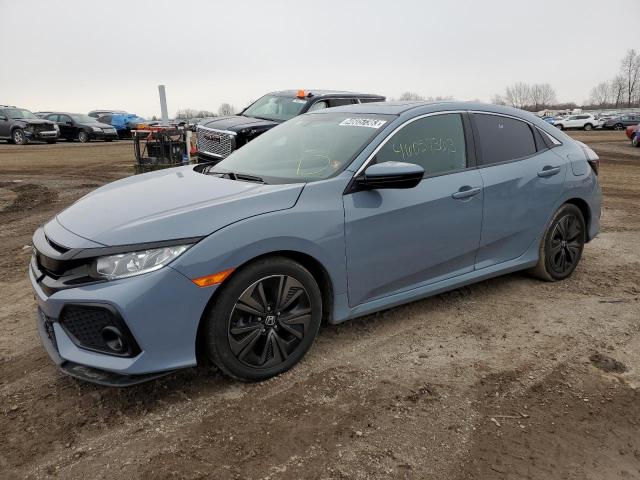 HONDA CIVIC EX 2017 with VIN SHHFK7H55HU404694 - Photo from auction