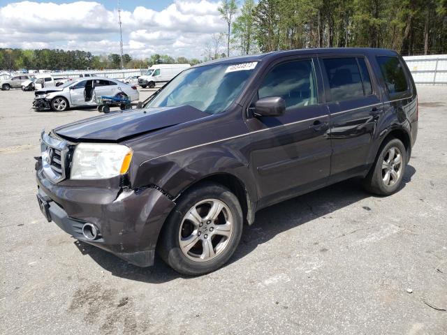 HONDA PILOT EXL 2014 with VIN 5FNYF4H50EB007290 - Photo from auction