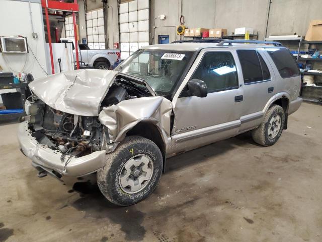 CHEVROLET BLAZER 2002 with VIN 1GNDT13W82K181491 - Photo from auction