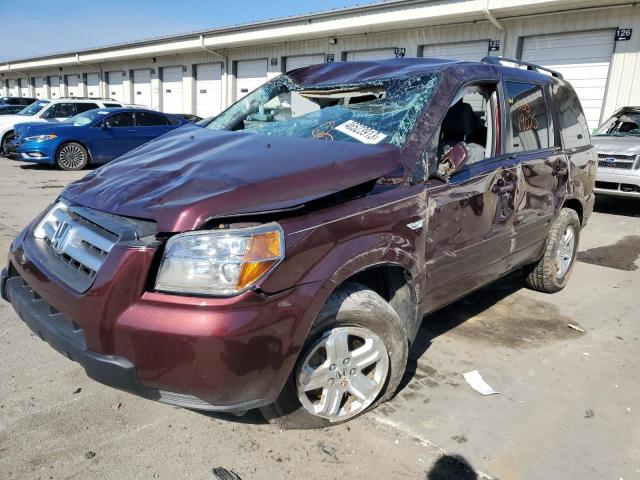 HONDA PILOT VP 2008 with VIN 5FNYF28218B007085 - Photo from auction