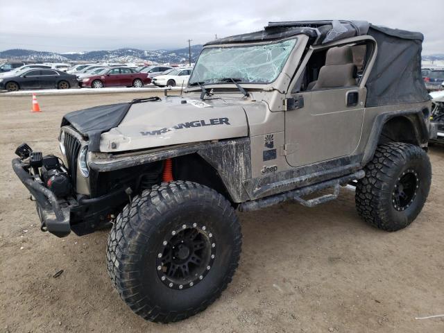 JEEP WRANGLER X 2004 with VIN 1J4FA39S24P707590 - Photo from auction