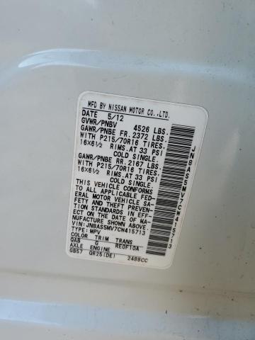 Photo 14 from auction – 2012 NISSAN ROGUE S with VIN JN8AS5MV7CW415713
