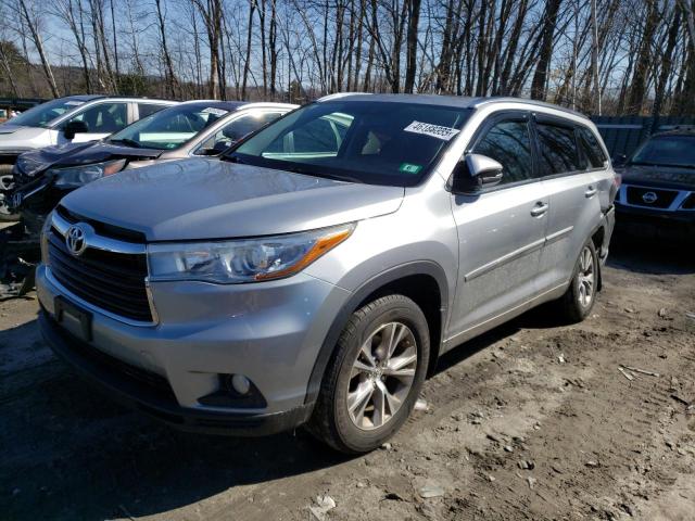 TOYOTA HIGHLANDER 2015 with VIN 5TDJKRFH5FS207246 - Photo from auction