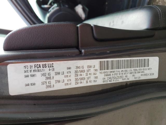 Photo 14 from auction – 2018 JEEP GRAND CHER with VIN 1C4RJFAGXJC312913