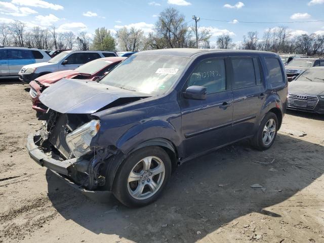 HONDA PILOT EXL 2015 with VIN 5FNYF4H55FB054168 - Photo from auction