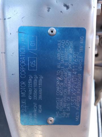 Photo 14 from auction – 2001 SUZUKI GRAND VITA with VIN JS3TX92V014117630
