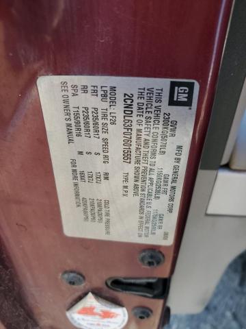 Photo 14 from auction – 2007 CHEVROLET EQUINOX LT with VIN 2CNDL63F076015557