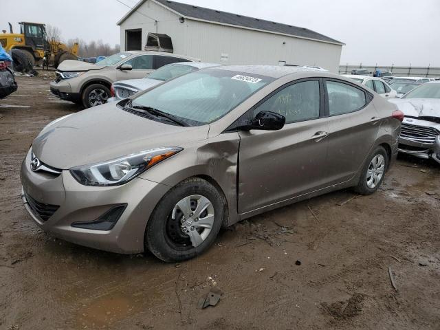 HYUNDAI ELANTRA SE 2016 with VIN 5NPDH4AEXGH680255 - Photo from auction