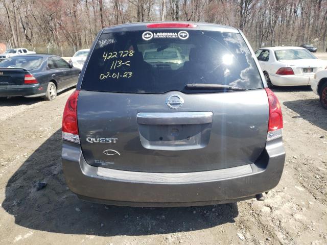 Photo 6 from auction – 2007 NISSAN QUEST S with VIN 5N1BV28U97N143177