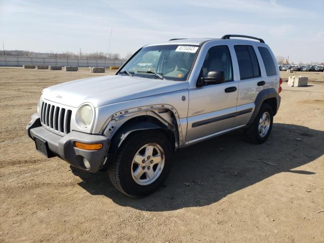 JEEP LIBERTY SP 2004 with VIN 1J4GL48K64W252626 - Photo from auction